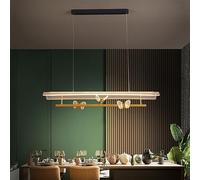 Pendant Lamps Gold Chandelier Aluminium Dining Room Hanging Lamp Ceiling Dimmable Modern LED Interior Lighting Suspension Lighting Fixtures Decoration Beauty Comes