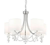 Searchlight 5 Lights Traditional Chrome Ceiling Fitting Pendant Chandelier Light