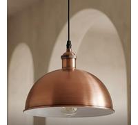 Pendant Light Dining Table Ø30 cm Colour of Copper Living Room, Ceiling Lighting Vintage E27, Pendant Light Metal Kitchen Lamp, Hanging Lamp Bedroom, Dining Table Living Room, Dining Room Lamps