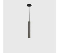 Pendant Light Fixtures, LED Concrete Cement Hanging Pendant Lights Creative Round Tube Long Article Kitchen Island Ceiling Light Fixtures Retro Industry Resturant Bar Decor Lighting Lamp