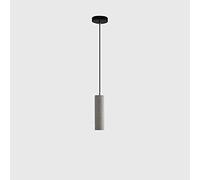 Pendant Light Fixtures, LED Concrete Cement Hanging Pendant Lights Creative Round Tube Long Article Kitchen Island Ceiling Light Fixtures Retro Industry Resturant Bar Decor Lighting Lamp