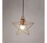 Pendant Light, Geometric Basket Cage Hanging Ceiling Lamp, Golden Retro Industrial Lighting Fixture Decoration Living Room Bedroom Study Rooms, Hallways, Restaurants,Hanging Light(C)