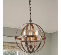 Pendant Light Globe Lighting Chandelier Hanging Bronze32Cm