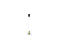 Pendant Light Hermanos B Black/Solid Brass 8100 Lighting