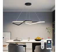 Pendant Light Modern Chaner Lighting Kitchen Light Fixtures Modern Chaners for Dining Room Dimmable Led Hanging Lamp Adjustable Height Pendant Light Bedroom living room Hanging Light (Co