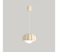 - Pendant Light Pumpkin Shape Hanging Ceiling Lamp, Acrylic Island Suspended Lighting Fixture LED 6000K Cold White Small Chandeliers Compatible with Dining Room Bedroom Coffee Bar,foyers