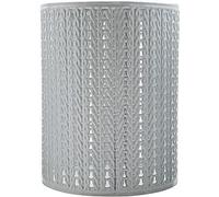 Pendant Light Shade Metal Drum Wire Cage Industrial Ceiling Lampshade for Kitchen, Living Room, Bedroom, Corridor - White Modern Indoor Lighting Fixture