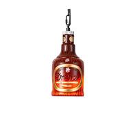 Pendant Lighting Single-head Wine Bottle Hanging Lights Retro Industrial Style Chandeliers Bar Restaurant Resin Lighting Fixture