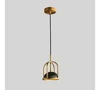 Pendant Lights, All Copper Light Luxury -NI Single Head Chandelier LED Minimalist Art Glass Hanging Light Long Line Bedroom Porch Entry Home Decorat Suspended Chandelier Indoor Lighting Fixtures