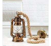 Pendant Lights, Chandelier Industry Retro Hemp Rope Chandelier Old Fashed Lantern Hemp Rope Kerosene Pendant Lights Cafe Chandelier Oil Rub Bronze Kitchen Island Hanging Lights Church Aisle Street