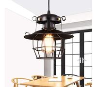 Pendant Lights, Fashable Chandelier 1-Light Retro Industry Iron Ceiling Pendant Light V-intage Metal Chandelier Restaurant Kitchen Decorat Pendant Lamp Adjustable Hanging Lamp - Pendant