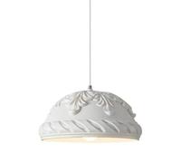 Pendant Lights Fixture Chandeliers 13.4in White Dome Resin Hanging Lamp Lighting Ceiling Mount Modern Japanese Lamp for Dining Living Room Hallway Bedroom Restaurant