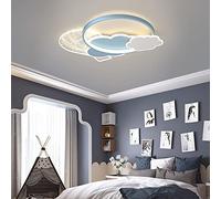 Pendant Lights, Hot Air Balloon Ceiling Lights Dimmable Chandelier 45W Ceiling Light 3-Color Light Change Mode Flush Mounted LED Close to Ceiling Light Fixtures Compatible with Nursery Theme Decor