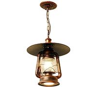 Pendant Lights, Industry Retro Chandelier Kerosene Lamp LED Horse Lantern Retro Kerosene Lamp Chinese Style Suct and Wrought Iron Pendant Light Dual use Living Room Dining Room Bedroom Pend