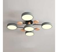 Pendant Lights Lamp Dimmable LED Flush Mount Splicing Fixture Chandeliers Lamps for Living Dining Room Bedroom Ceiling Chandelier,Hanging Light(Green,5 Light)