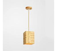Pendant Lights Personality Retro Pendant Light Japanese Classical Wood Chandelier E27 Cafe Lighting Office Ceiling Light Adjustable Suspension Hanging Light Compatible with Bedroom Kitchen,Lighting,H
