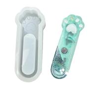 Pendant Mold Earrings Crafting Molds Cats Paw Shape Jewelry Silicone Earring Pendant Molds for Earring Silicone Puss Paw