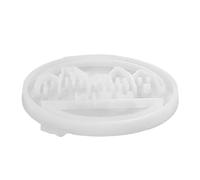 Pendant Mold Multipurpose Round Silicone Epoxy Resin Craft for Crafting Elegant Cement and Home Decors Plaster Decoration Tool