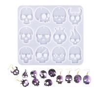 Pendant Mould | Keyring Mold | Silicone Mould | Halloween Craft Mold, Jewelry Making Silicone, Resin Casting Mold, Silicone Jewelry Mold, Craft Key Ring Mould, Epoxy Mold for Jewelries