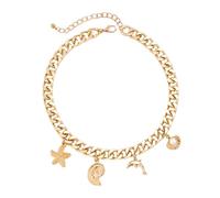 Pendant Necklace, For Wife, Mom, Girlfriend, Daughter, Friend Golden Chain Necklace Girls Collarbone Chain Girls Jewelry Beautifully Designed To Give The Best Gift Circle Pendant (Gold, One Size)