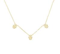 Pendant Necklace for Women, Fashion Elegant 925 Sterling Silver Skeleton CZ Skull Charm Necklace, Delicate Thin Chain, Punk Rock Women Cool Necklaces