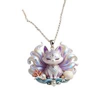 Pendant Necklace Myth-Inspired Creature Jewelry with Glossy Sculpted Charm, Clavicle Chain Styling for Daily Wear and Parties Fantasy Pendant Jewelry Creature Chain Charm Necklace Decorative Accessory