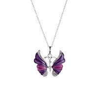 Pendant Necklace Women'S Gift For Lovers & Friends Pendant Wild Chain Necklace Sweater European And Necklaces Pendants Womens Chain (Purple, One Size)