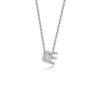Pendant Necklaces Crown Necklace Female Clavicle Chain 925 Sterling Silver Simple Temperament Cold Wind Rose Gold for Girlfriend Women