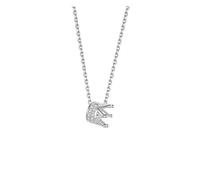 Pendant Necklaces Crown Necklace Female Clavicle Chain 925 Sterling Silver Temperament Cold Wind Rose Gold for Girlfriend Women