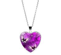 Pendant Necklaces For Women Girls Lady Valentine'S Day Color Sweet Acrylic Necklace Clavicle Necklace Chain Necklaces Pendants Packs (A, One Size)