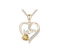 Pendant Necklaces For Women Girls Lady Valentine'S Day Heart Shaped Pendant Women'S Necklace A Preciou Gift For Mother As A Jewelry Gift Mother'S Day Thin Necklace Women (K, One Size)
