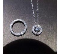 Pendant Real Charm Party Wedding Pendants Necklace For Women Bridal Moissanite Jewelry