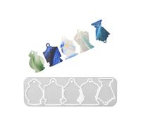 Pendant Silicone Mold Earrings Molds Egyptian Theme Jewelry Making Silicone Keychain for Crafting Lover Resin Earring with Holes