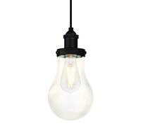 Pendant Teardrop Oil Rubbed Bronze and Clear Glass