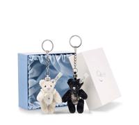 Pendant wedding Teddy bear set (black/white)