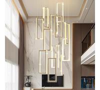 PendantLight, Modern Crystal Chandeliers Indoor Lighting Ceiling lamp Hanging Lights led for The Living Room(12 Head,Cold White)