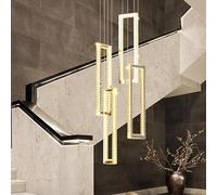 PendantLight, Modern Crystal Chandeliers Indoor Lighting Ceiling lamp Hanging Lights led for The Living Room(4 Head,Cold White)