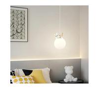 PendantLight, Modern Simple Children's Room Bedside Chandelier Cute Animal Shape Aisle Balcony Lamp Restaurant Small Pendant Lights(Hanging lamp-cat)