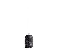 PendantLight, Nordic Concrete Dome Pendant Light Industrial Retro Ceiling Hanging Light with Cement Shade Chandelier LED for Bedroom Kitchen Island SuspensLight(A,Warm light)