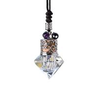Pendants Car Diffuser, Car Oil Freshener - Transparent Oil Diffuser Bottle - Automatic Hanging Oil Freshener, Car Interior Accessories for Ornament
