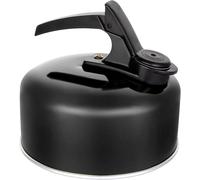 Pendeford 1 Litre Aluminium Whistling Camping Kitchen Kettle Black