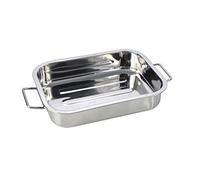 Pendeford Housewares 35 cm Stainless Steel Roasting Dish, Multi-Colour