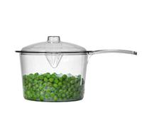 Pendeford Easy Cook Microwave Sauce Pan and Lid in Clear, Size 0.9 Litre | Charlies