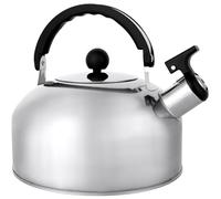 Pendeford Stovetop Kettle - 2L Stainless Steel Whistling Kettle with Loud Whistle & Cool-Touch Handle - Ideal for Gas & Electric Hobs, Home & Camping