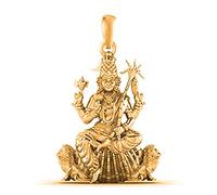 Pendent Sterling Silver (92.5% purity) Goddess Maa Lalitha Parameswari/Maa Kamakshii Pendant for Men & Women Pure Silver Lord Ma Tripura Sundari/Ma Kanchipuram Kamakshi Devi By Indian Collectible,