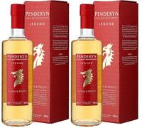 Penderyn Legend, Single Malt Welsh Whisky Dragon Range - 41% ABV, 70 ward Winning, Presented in Premium Gift Box, Crafted in Wales (Pack of 2)