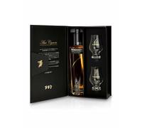 Penderyn Single Malt Welsh Whisky Gift Pack - Madeira Finish. 46 percent ABV, 70 cl Bottle in a Stunning Gift Box with 2 Branded Nosing Glasses, Multi Award Winning Whisky