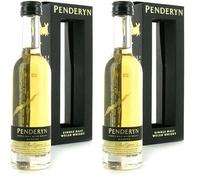 Penderyn Madeira Single Malt Welsh Whisky 46% ABV, 5 ottle in a Gift Box (Pack of 2)