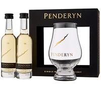 Penderyn Madeira Single Malt Whisky | Gift pack with 2x5cl & Nosing Glass| | 46% ABV | Presented in a Premium Gift Pack|Award Winning |Crafted in Wales