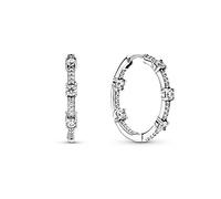 Pendientes Pandora de aro 290043C01 Barras